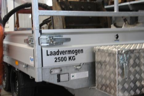 Max laadvermogen aanhanger
