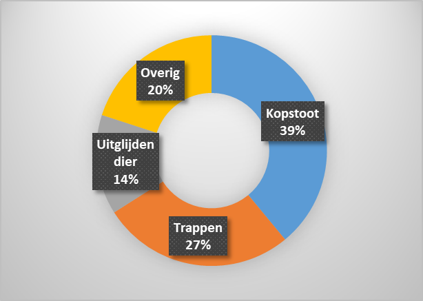 Cirkeldiagram omgaan met koeien en stieren
