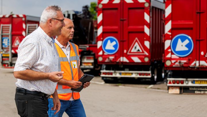 Werken langs de weg