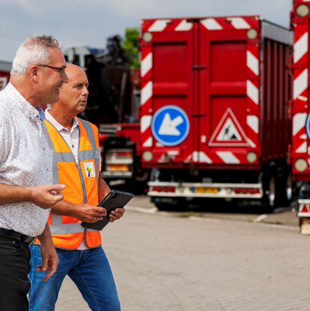 Werken langs de weg