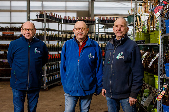 De drie broers Cor, Wil en Jos