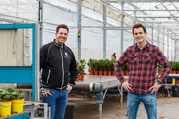 Thom Persoon en Sander Uphus van Forever Plants Group 