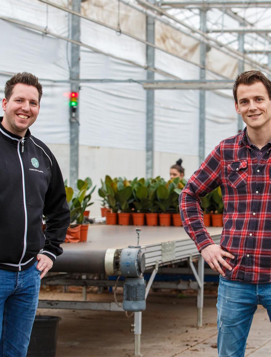 Thom Persoon en Sander Uphus van Forever Plants Group