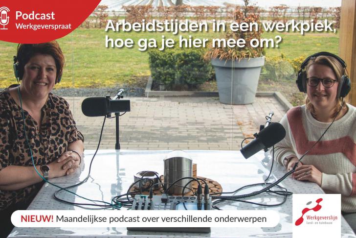 Tip: Podcast Werkgeverslijn &#039;Arbeidstijden in een werkpiek&#039;