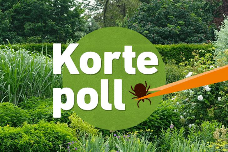 Werk je in het groen? Doe mee met de poll over tekenbeten