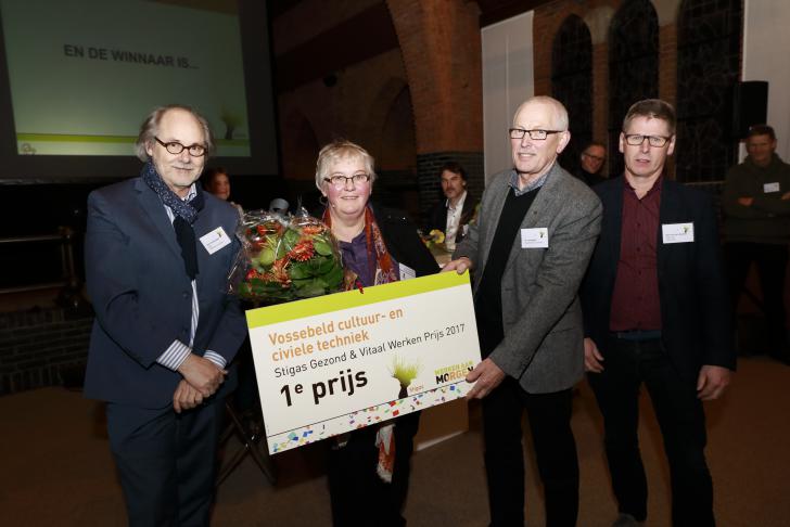 Vossebeld - cultuur- en civiele techniek wint de Stigas gezond & Vitaal Werken Prijs 2017