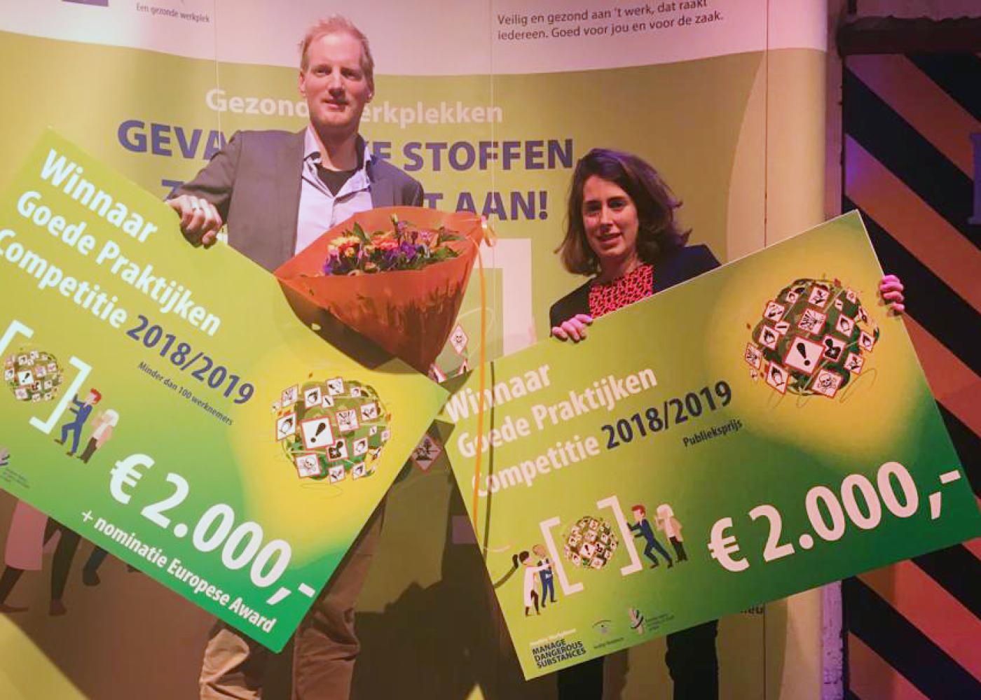 Mansholft BV winnaar in Goede Praktijken Competitie Preventie Stofblootstelling