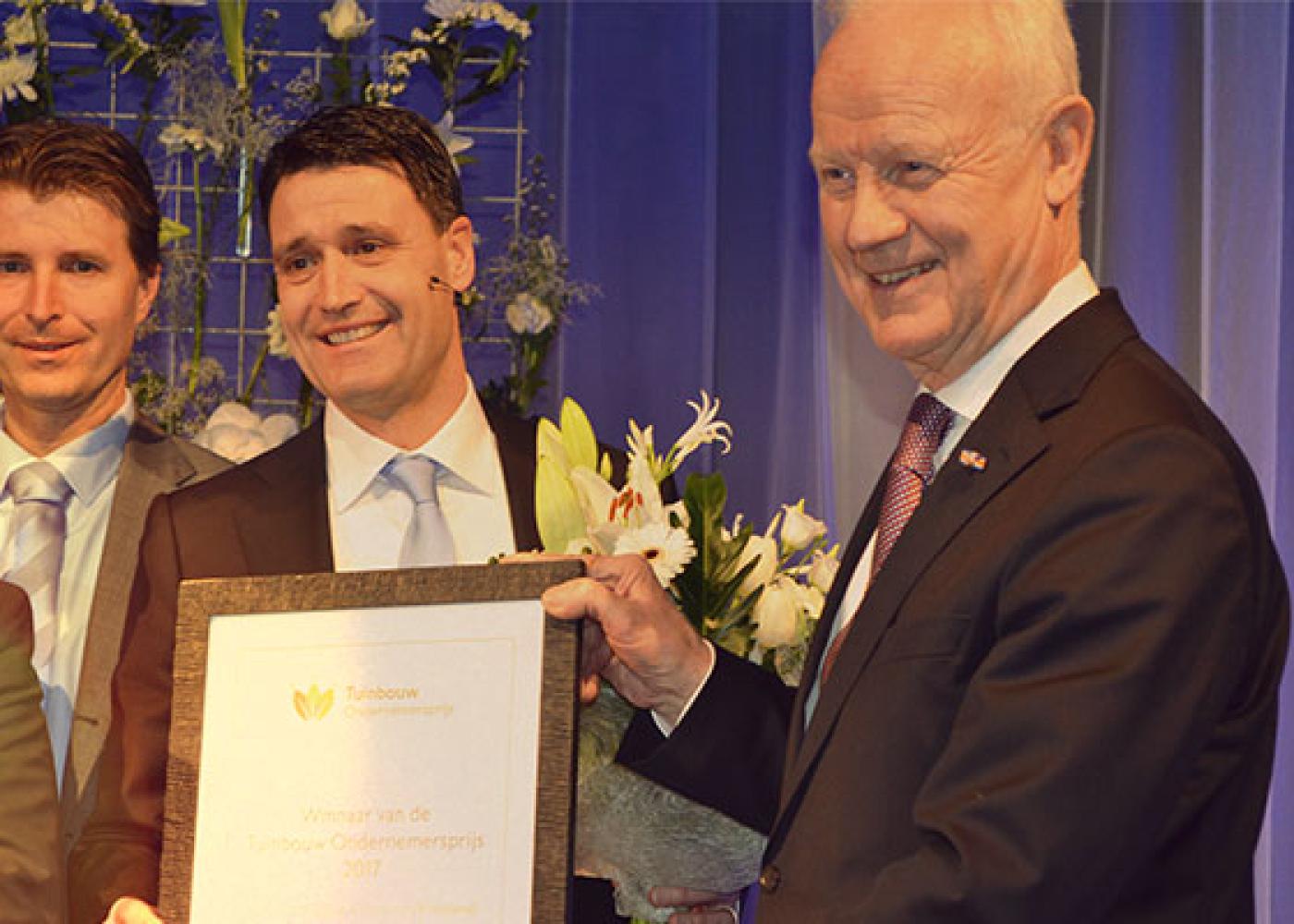 Stigas feliciteert JUB Holland met Tuinbouw Ondernemersprijs