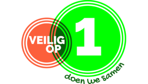 Logo Veilig op 1